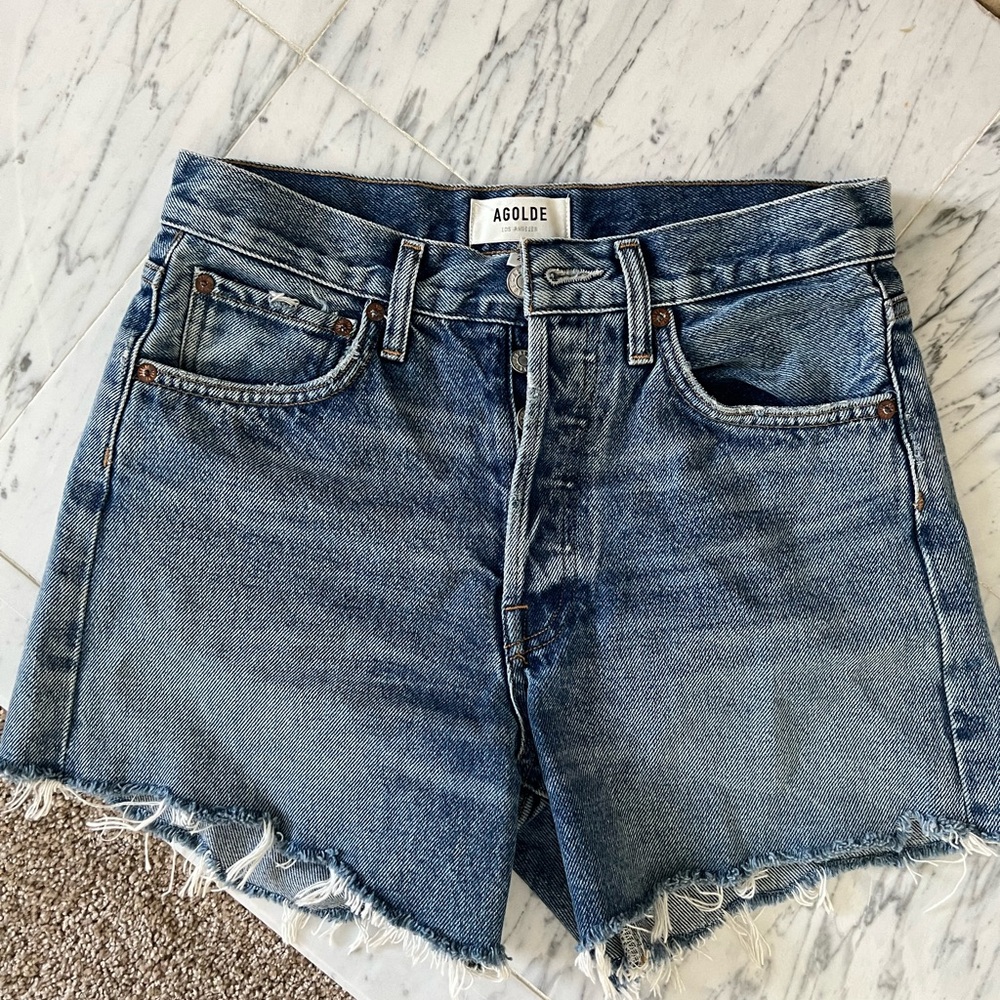 Agolde Parker long shorts size 25